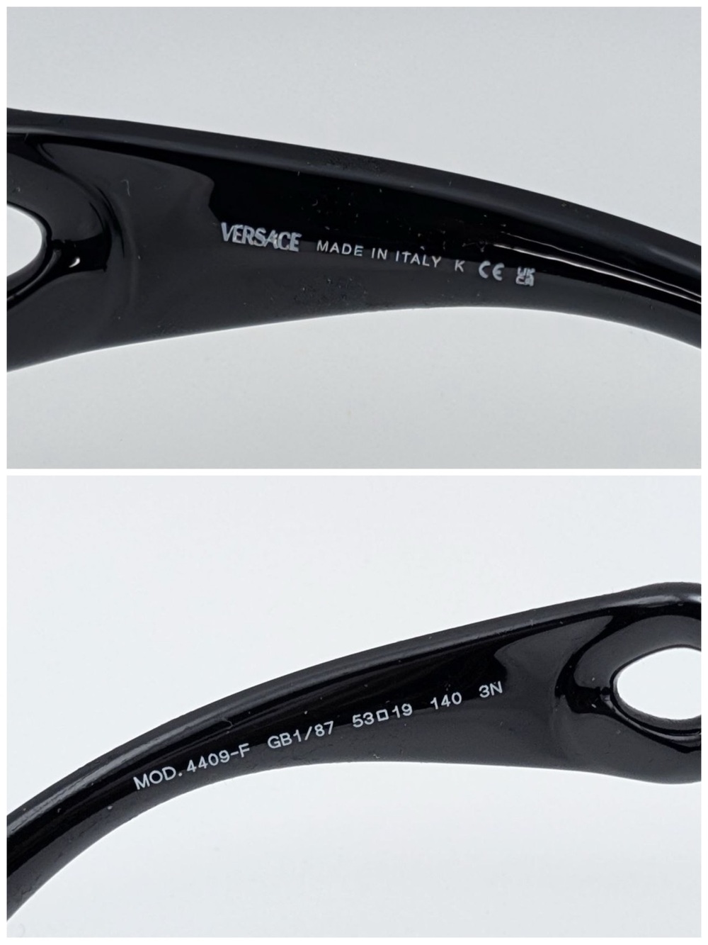 NWT Versace Black Square Frame Medusa Motif Sunglasses New in Box Authentic - Picture 9 of 15